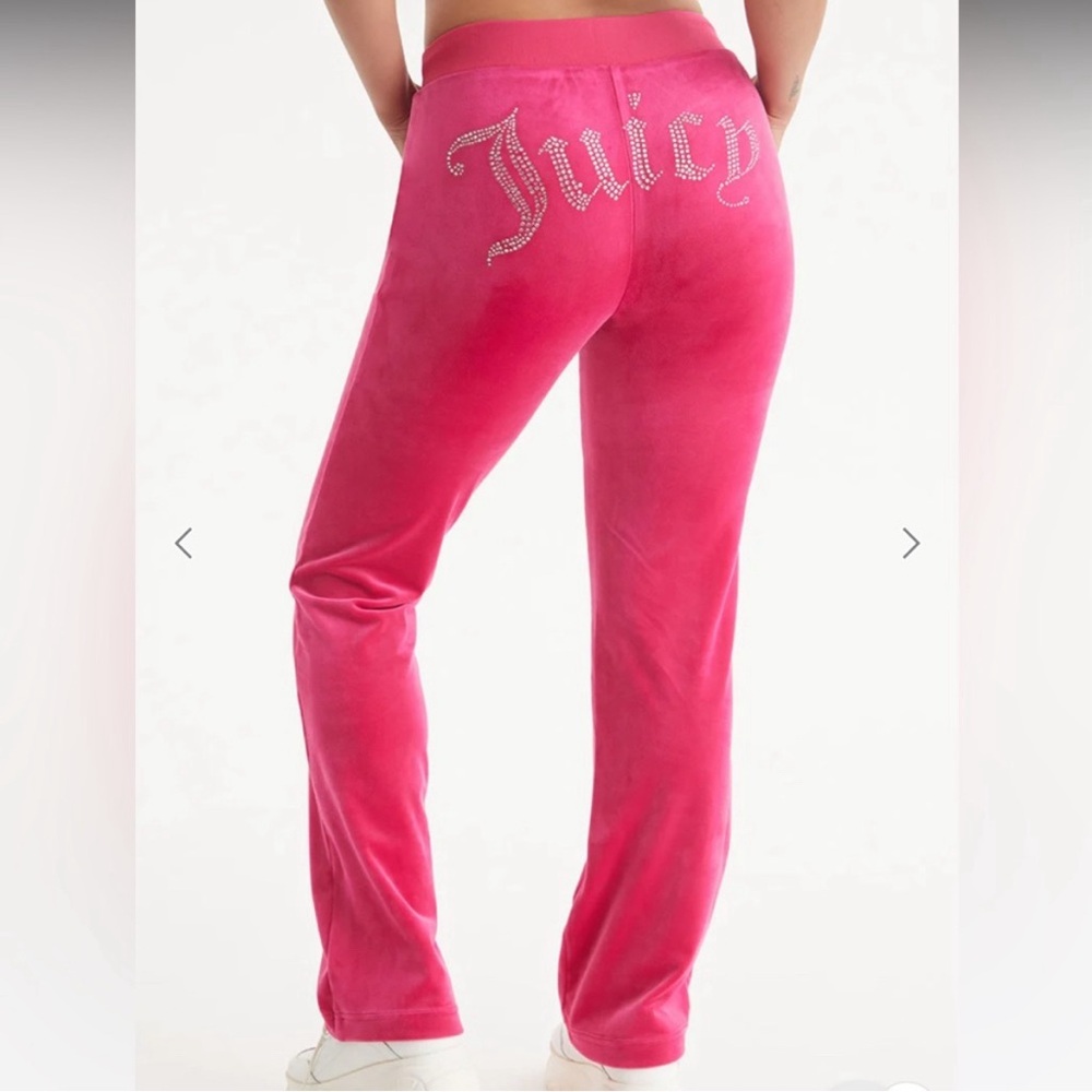 NWT ⚜️💖⚜️ JUICY COUTURE OG BIG BLING VELOUR ZIP-UP HOODIE PANTS SET - Picture 7 of 15